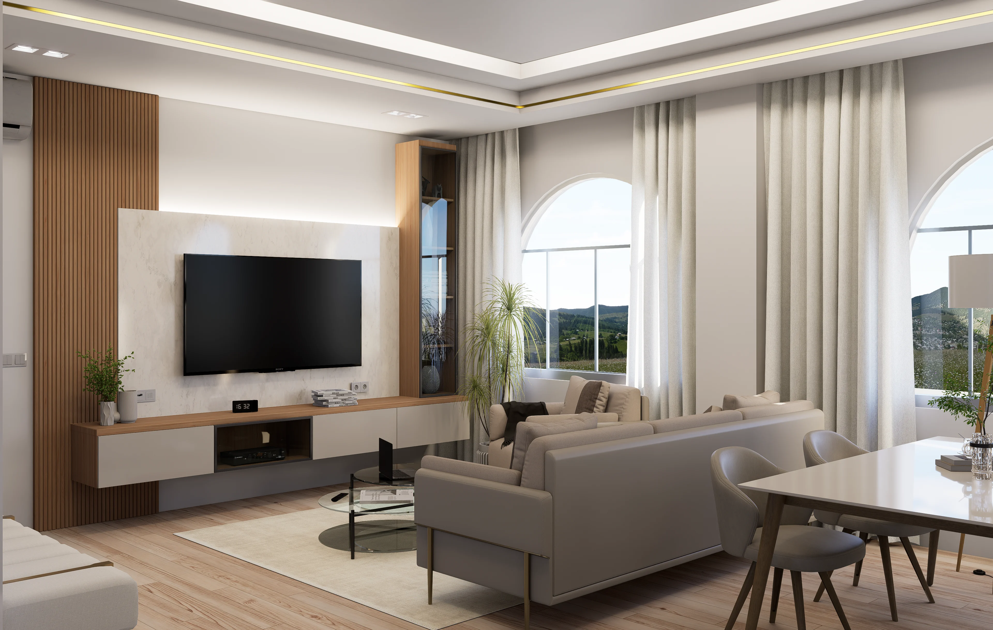 Reforma Piso — Salón contemporáneo